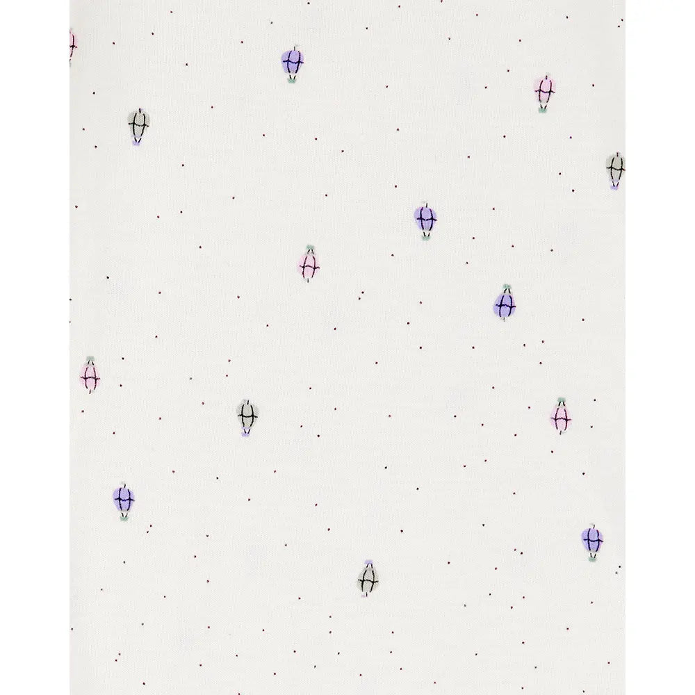 Ensemble 3 pièces montgolfière bébé fille - Coton