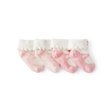 Lot de 2 paires de chaussons bébé fille - Nœuds