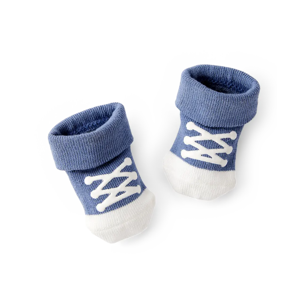 Lot de 2 paires de chaussons bébé garçon - Baskets