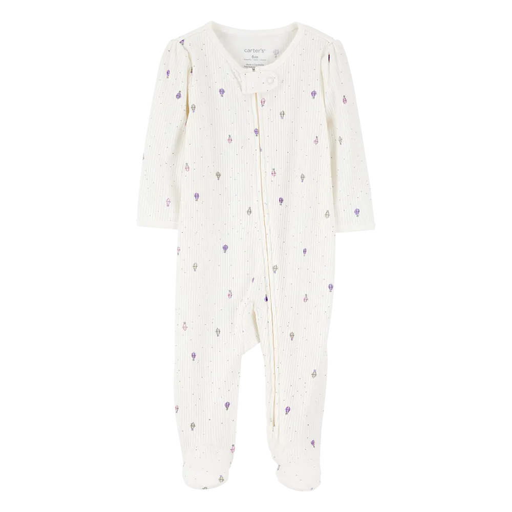 Pyjama dors-bien texturé zippé bébé fille