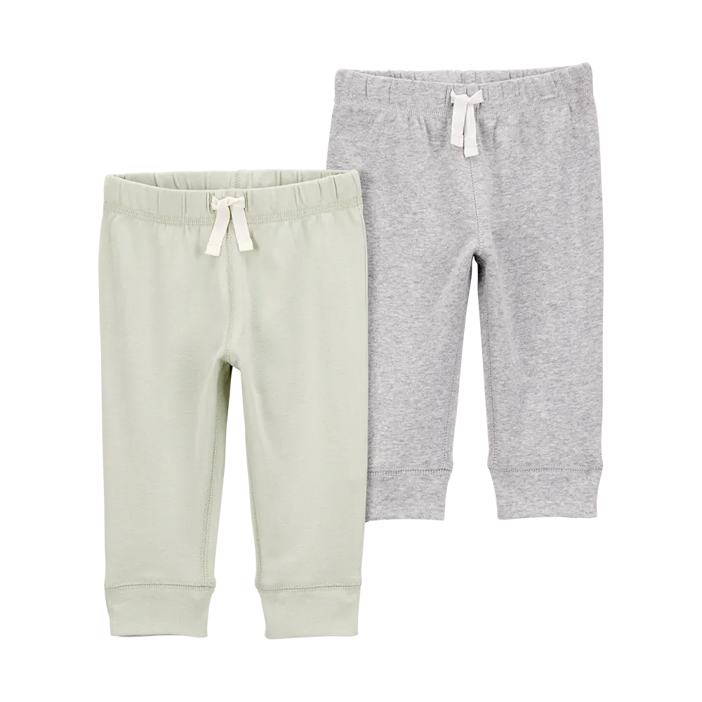 Lot de 2 pantalons jogger pour bébé - Neutre