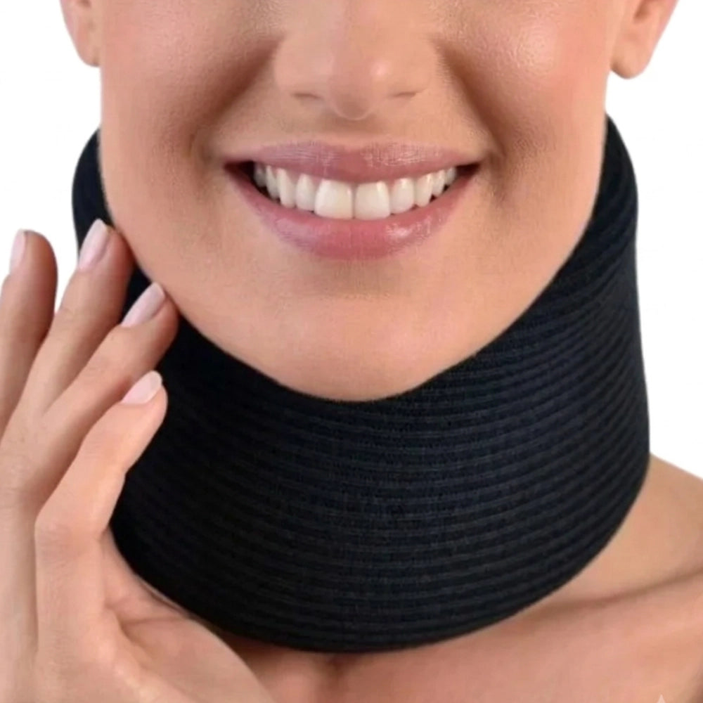 ANNAFIX Black Foam Cervical Collar Size Large REF-002