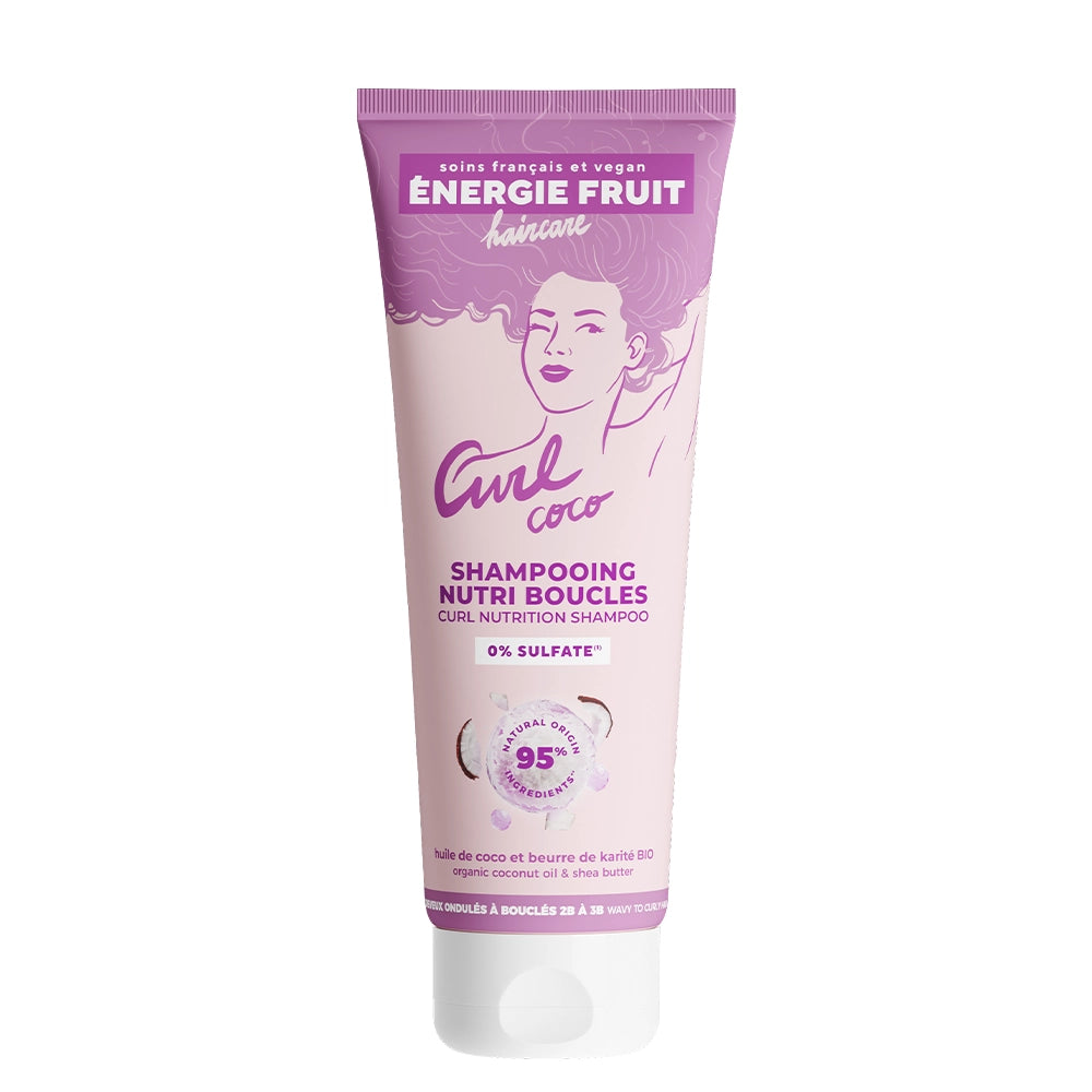 Énergie Fruit Nourishing Coco Curl Shampoo Coconut Oil & Shea Butter Sulfate-Free - 250ml