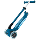 Globber Primo Foldable Plus Lights Scooter - Pastel Blue