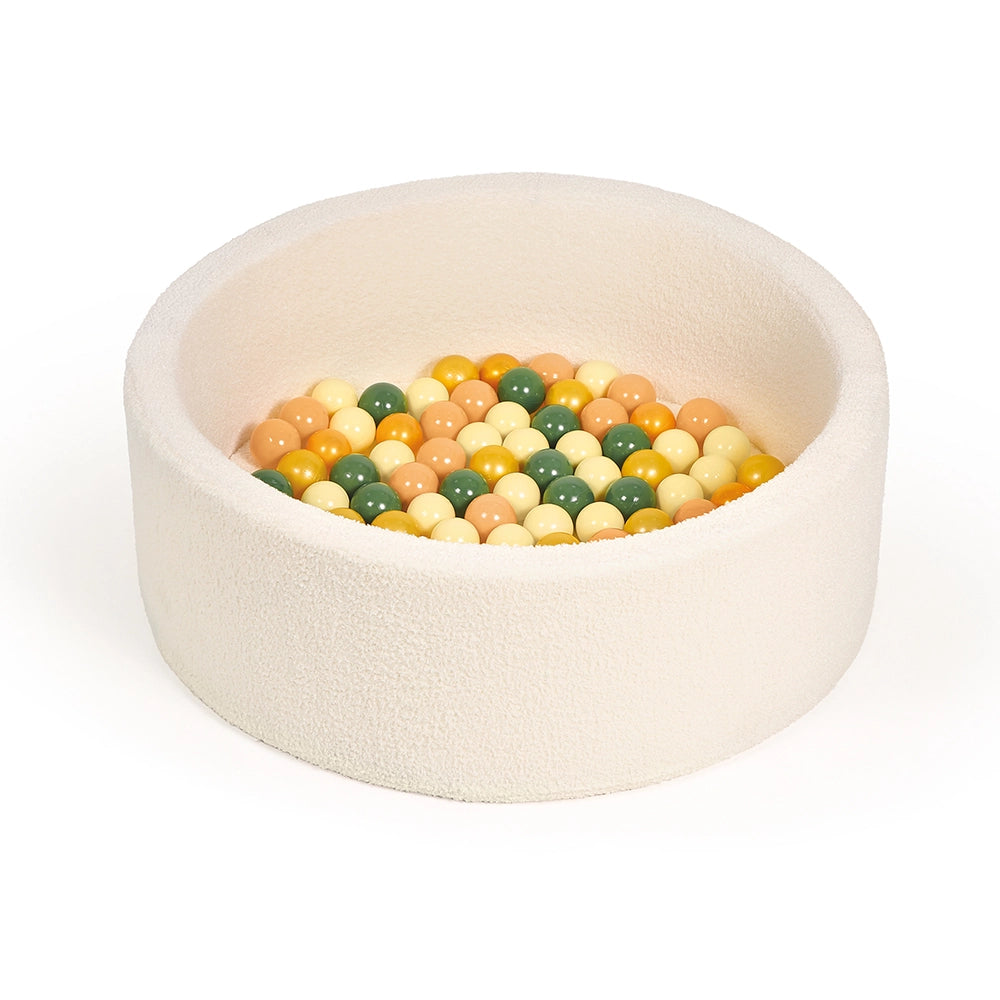 Ludi Ecru Plush Ball Pit with 100 Balls 6M+