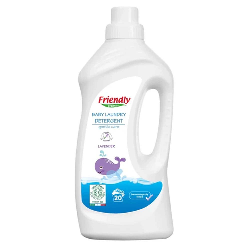 Friendly Lessive Liquide Bébé Lavande 1 L – flacon