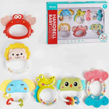 Colorful Rattle Set with Bells - 0M+