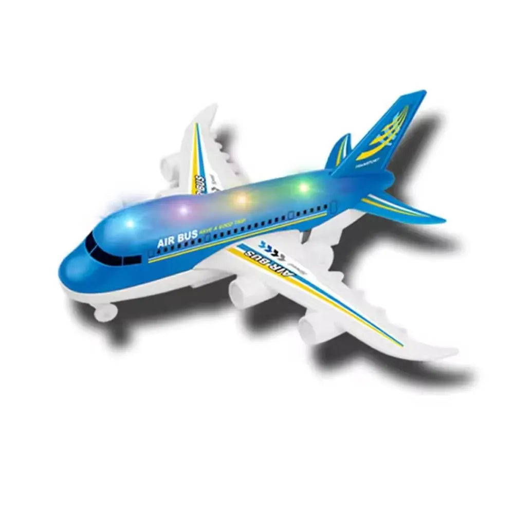 Remote Controlled Airplane with Light 3Y+ - Blue