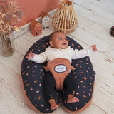 Coussin d'Allaitement & Grossesse 3en1 Multirelax - Fleurs & Cassonade