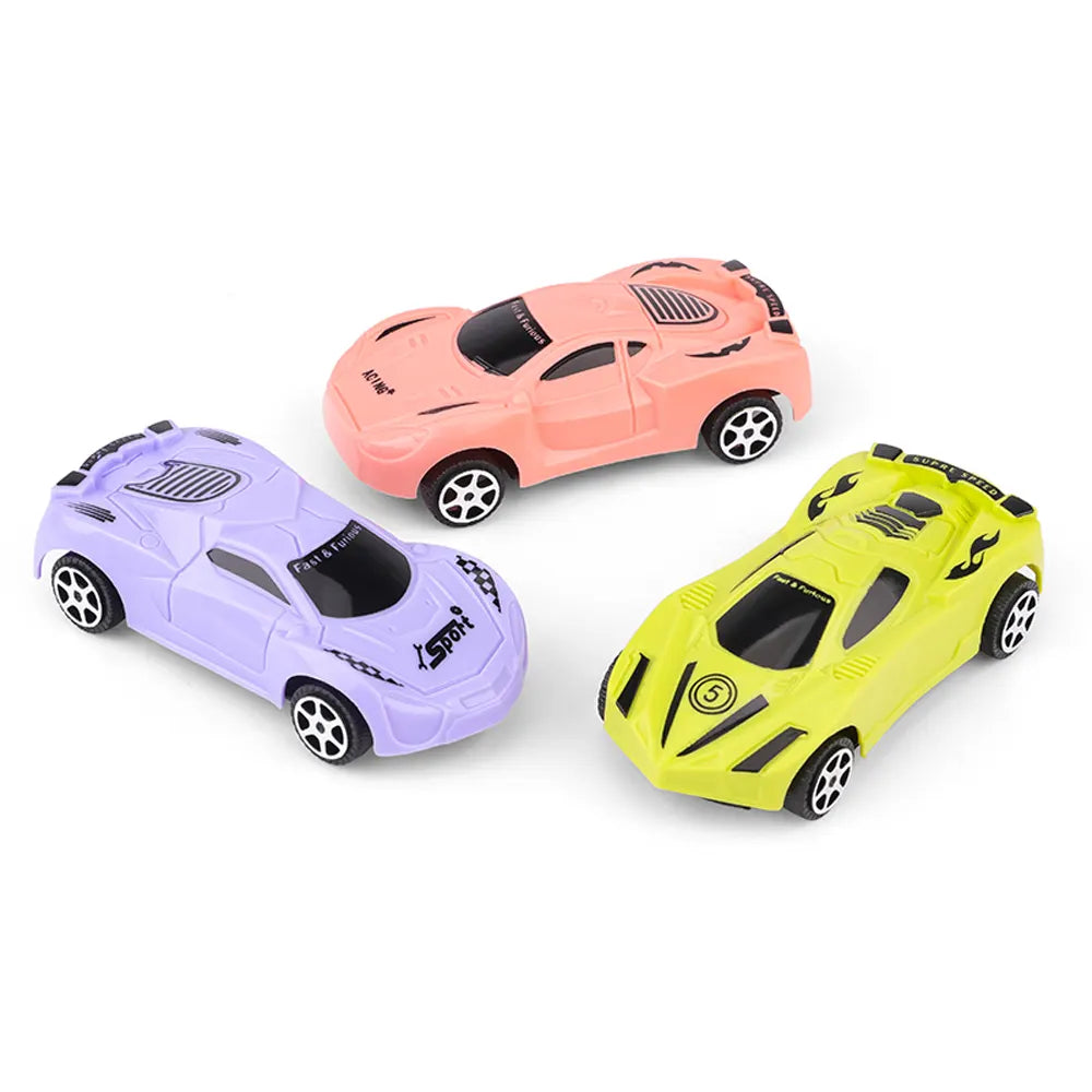 Lote de 3 Mini Coches Boomerang Racing Car – 3A+