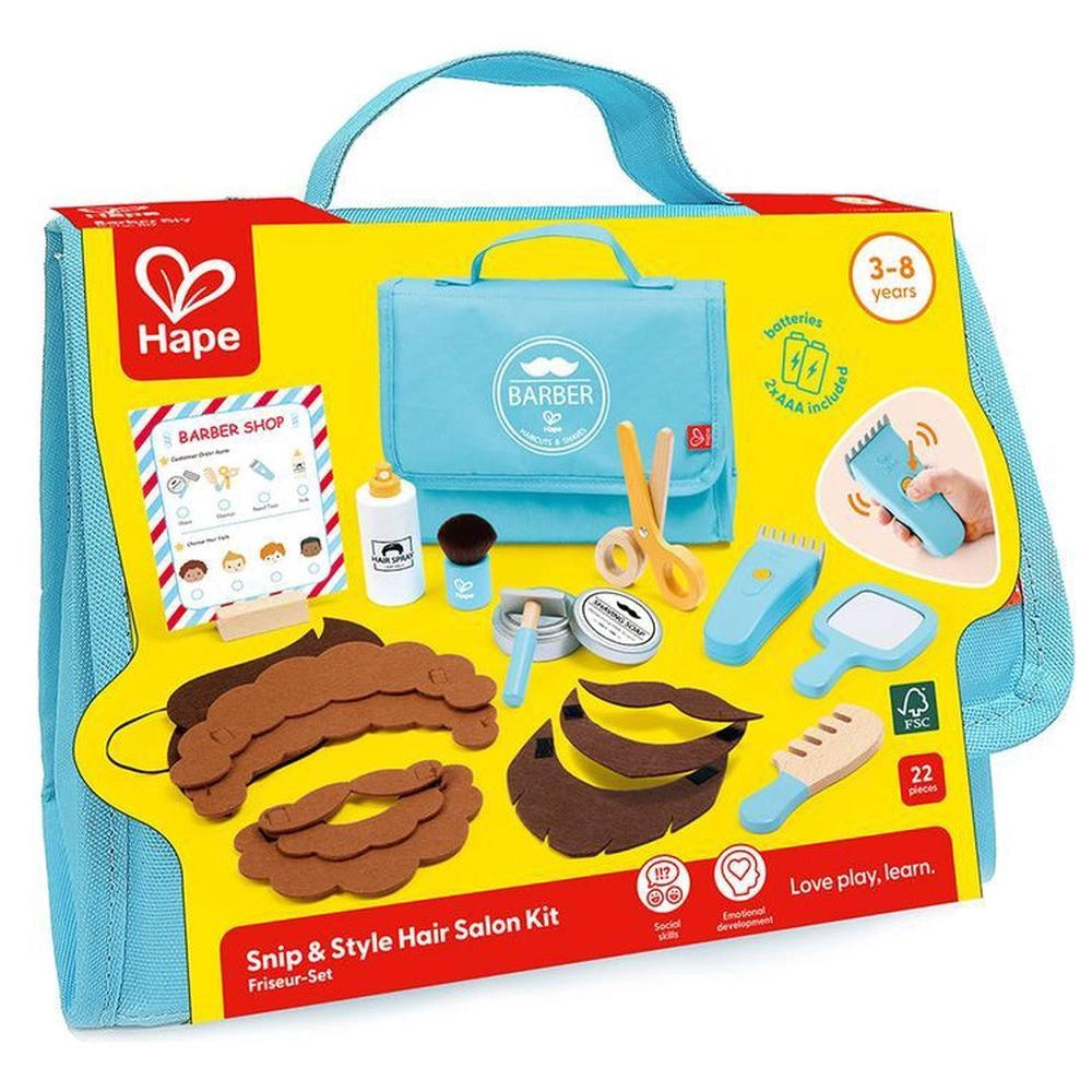 Hape Snip & Style Barber Shop Set 3-8Y