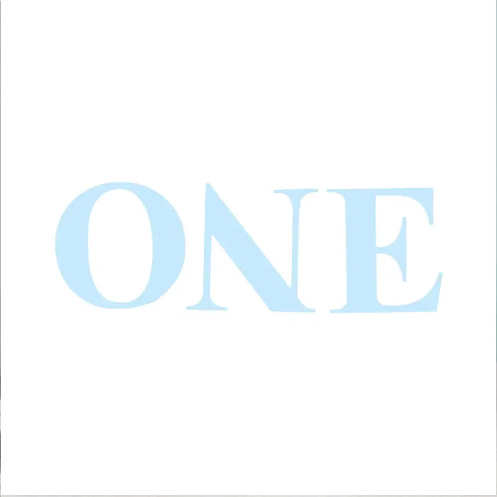 Letra ONE Azul – 13cm