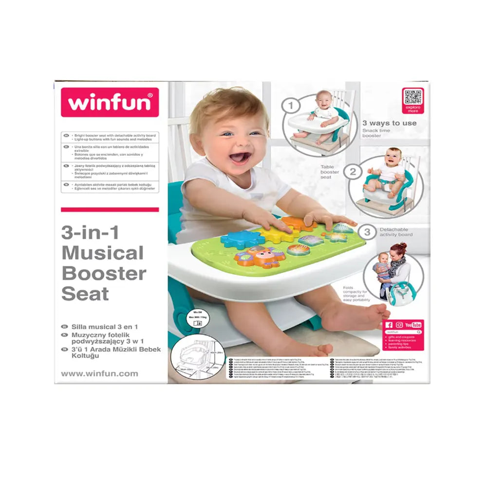 Winfun Centre de jeux 3 en 1 Siège d'appoint - 6M+
