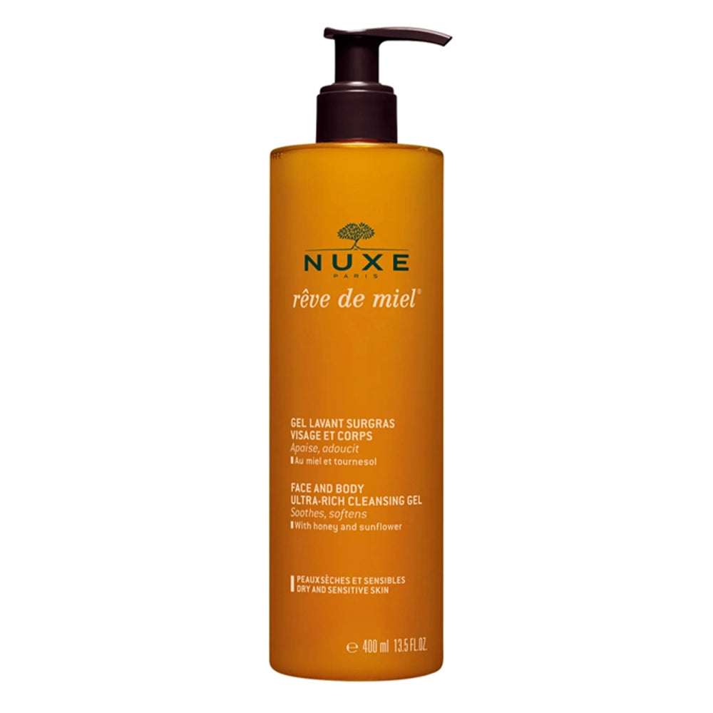 Nuxe Gel lavant Surgras Visage et Corps - 400ml