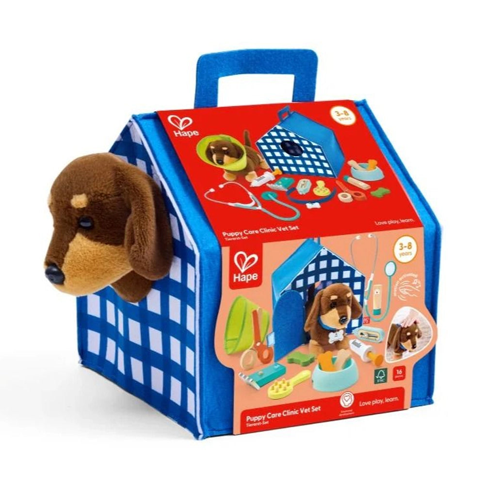 Hape Puppy Care Vet Clinic 3-8Y
