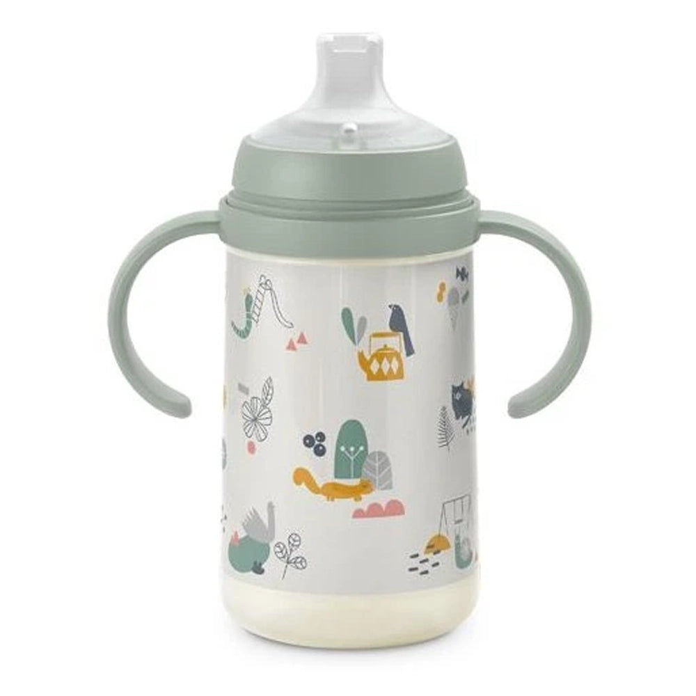 Suavinex Anti-Colic Bottle with Handles and Silicone Spout 270ml - Blue