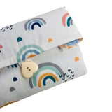 Babymat Tapis à Langer - Rainbow Bleu