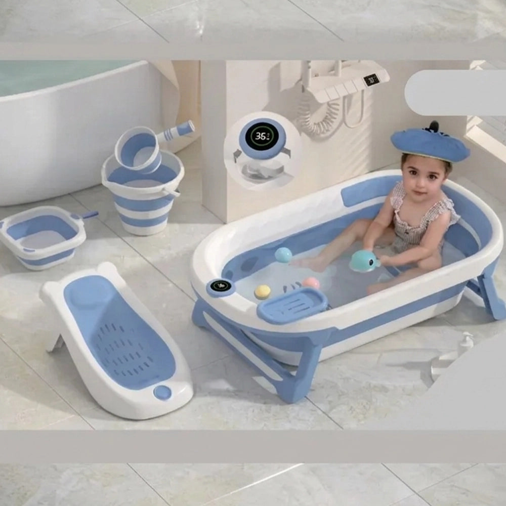 Foldable Bathtub with Accessories