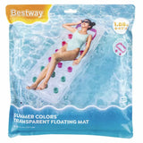 Bestway® Adult Summer Colors Inflatable Mattress with Windows 14Y+
