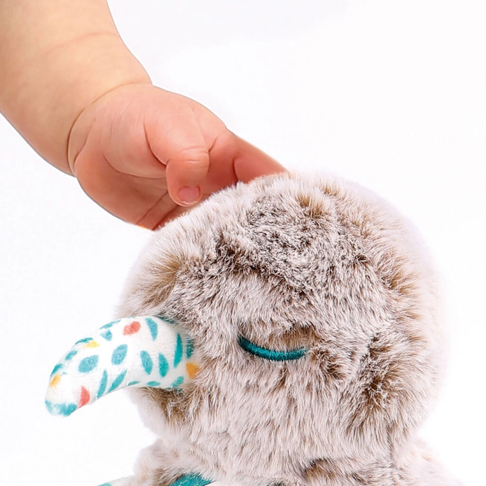 Ludi Cuddly Kiwi Plush with Mirror 6M+