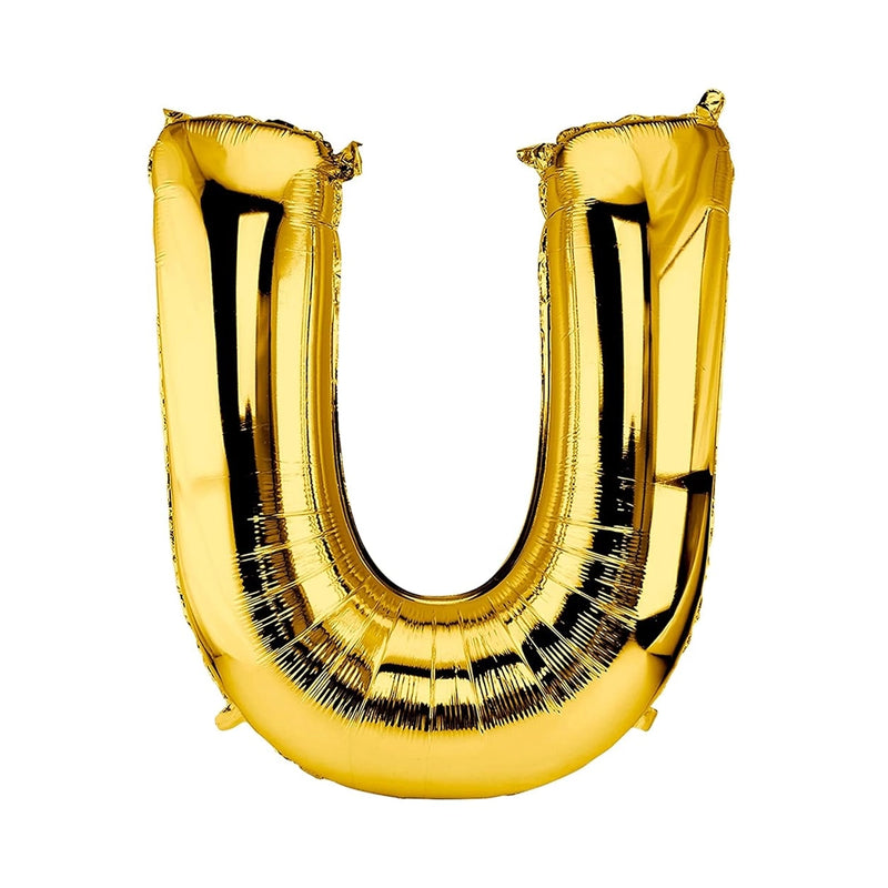 Ballon en Forme de Lettre U - Dorée