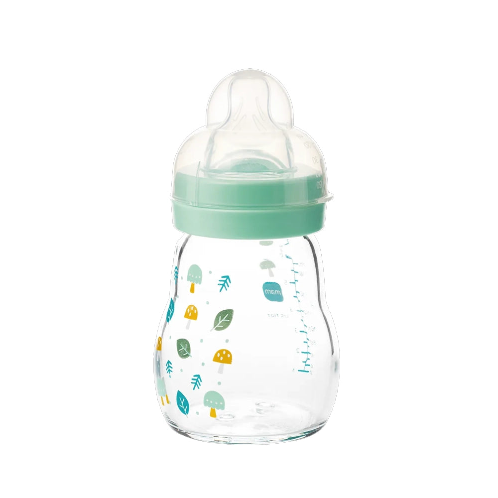 MAM Glass Bottle 170ml 0M+ - Green