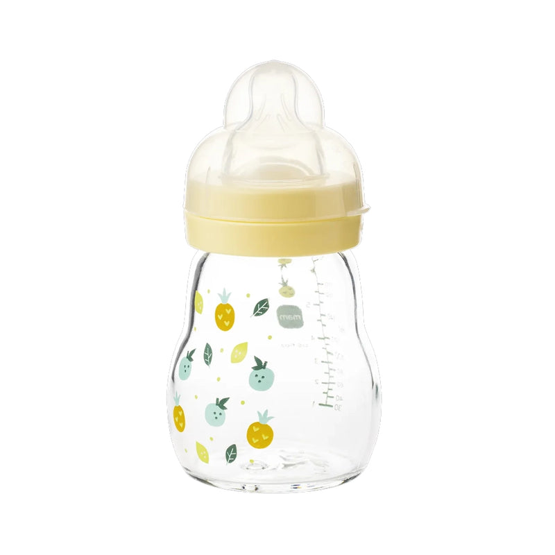 MAM Glass Bottle 170ml 0M+ - Yellow