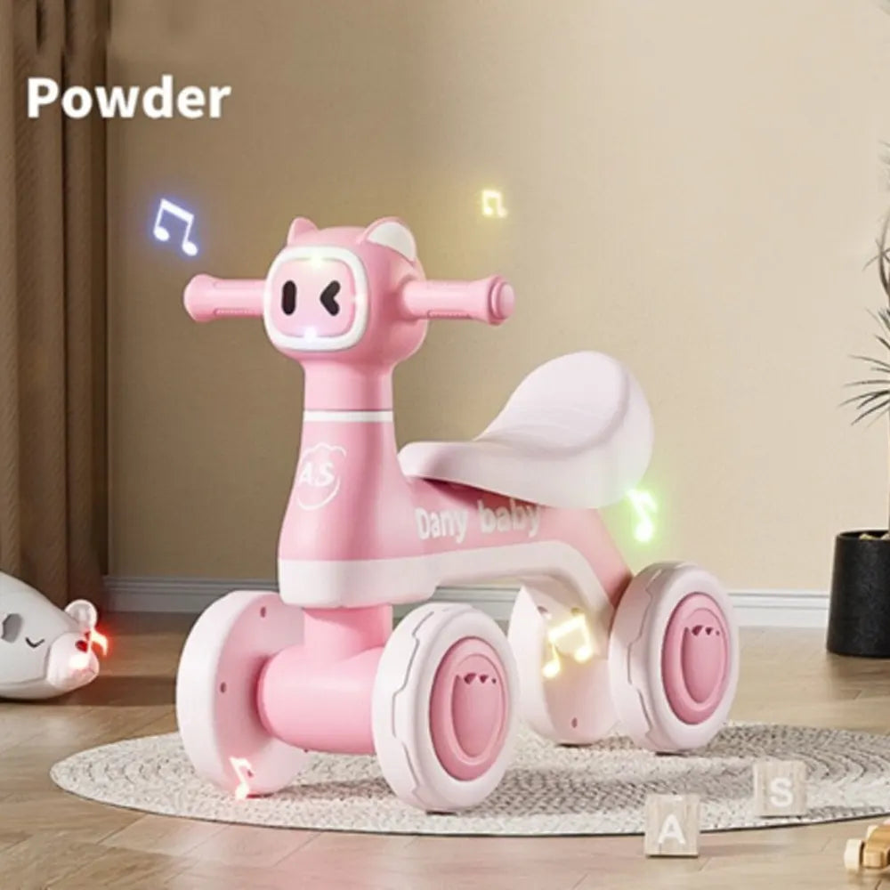 Baby Ride-On Car with 4 Wheels – 3Y+