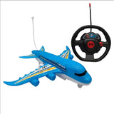 Remote Controlled Airplane with Light 3Y+ - Blue
