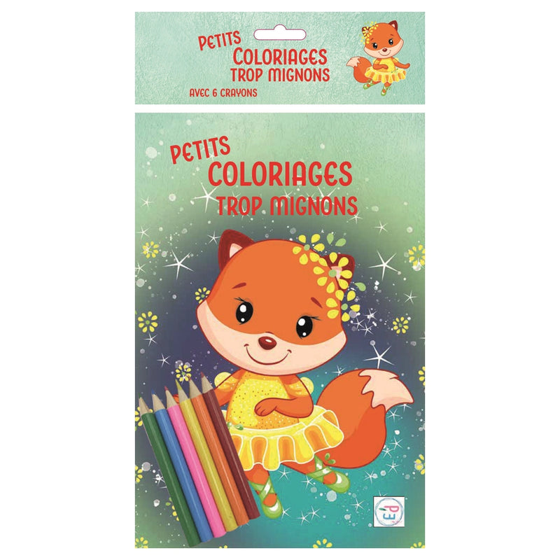 Petits Coloriages Trop Mignons - Renardeau