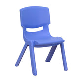 Chaise en Plastique pour les Enfants - Bleu
