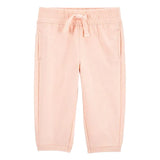Carter's Baby Pull-On Fleece Jogger Pants - Pink