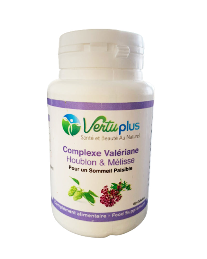 Vertu Plus Complexe Valériane - 60 gél