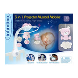 Infantino 3-in-1 Musical Mobile Projector – Pink