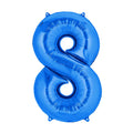 Blue Aluminum Number 8 Balloon – 86cm