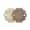 Suavinex Pack of 2 Physiological Pacifiers 6-18M - Gray & Umber