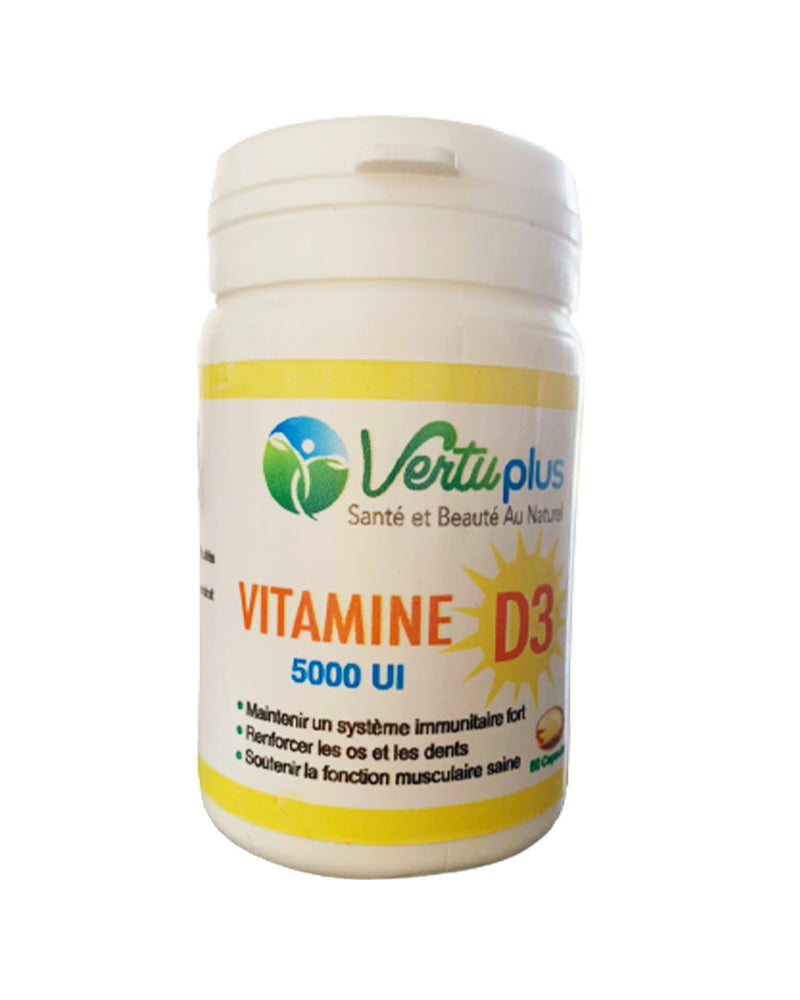 Vertu Plus Vitamin D3 - 60 Caps