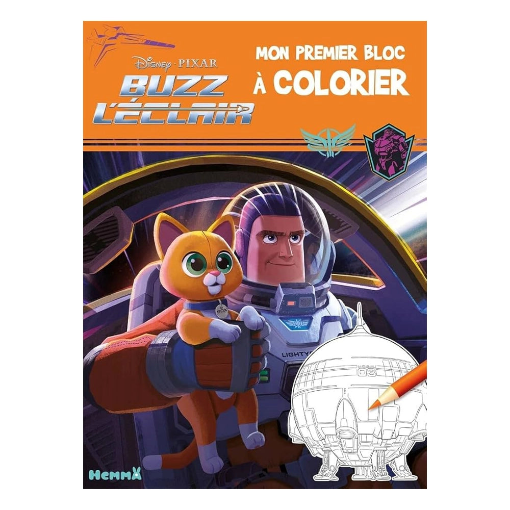 Mon Premier Bloc à Colorier Buzz l'Eclair