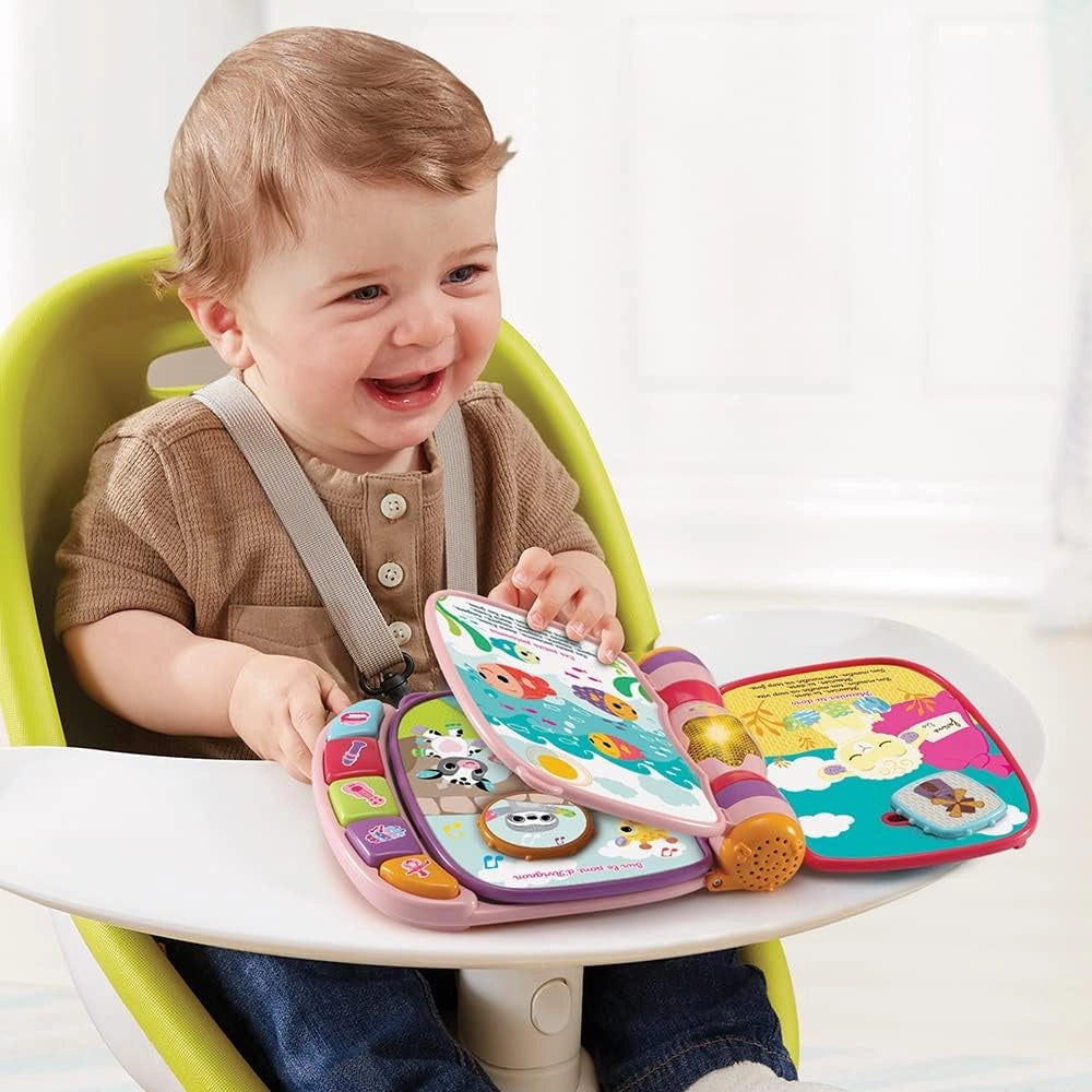 Vtech Super Livre Enchanté des Baby Loulous Rose 3M+