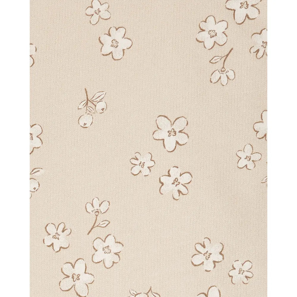 Ensemble 2 pièces enfant : pull floral et legging extensible