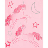 Carter's Girl's 4-Piece Cotton Pajama Set - Unicorn