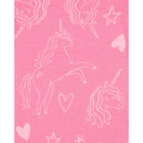 Carter's Girl's 4-Piece Cotton Pajama Set - Unicorn