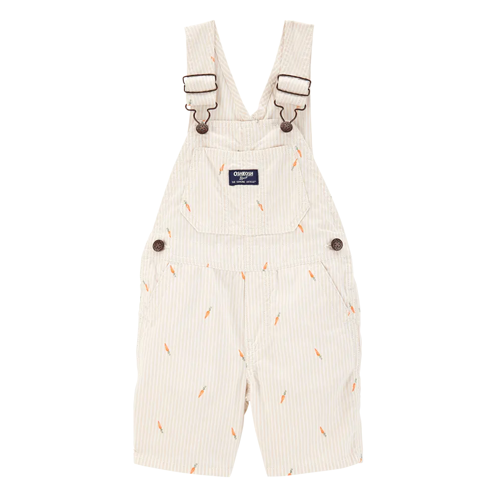 Salopette courte rayée carotte garçon - OshKosh