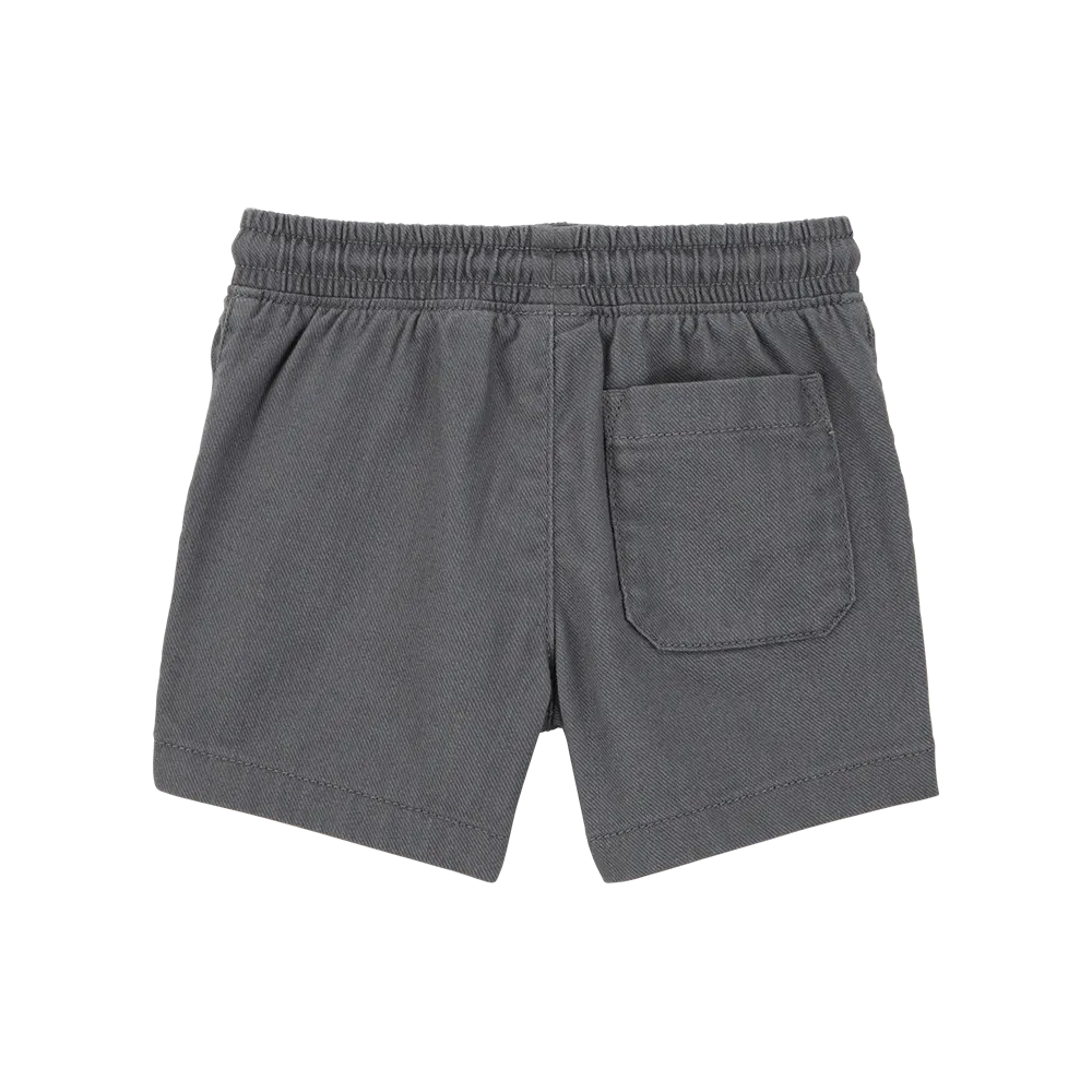 Carter's Boy's Pull-On Twill Shorts - Gray