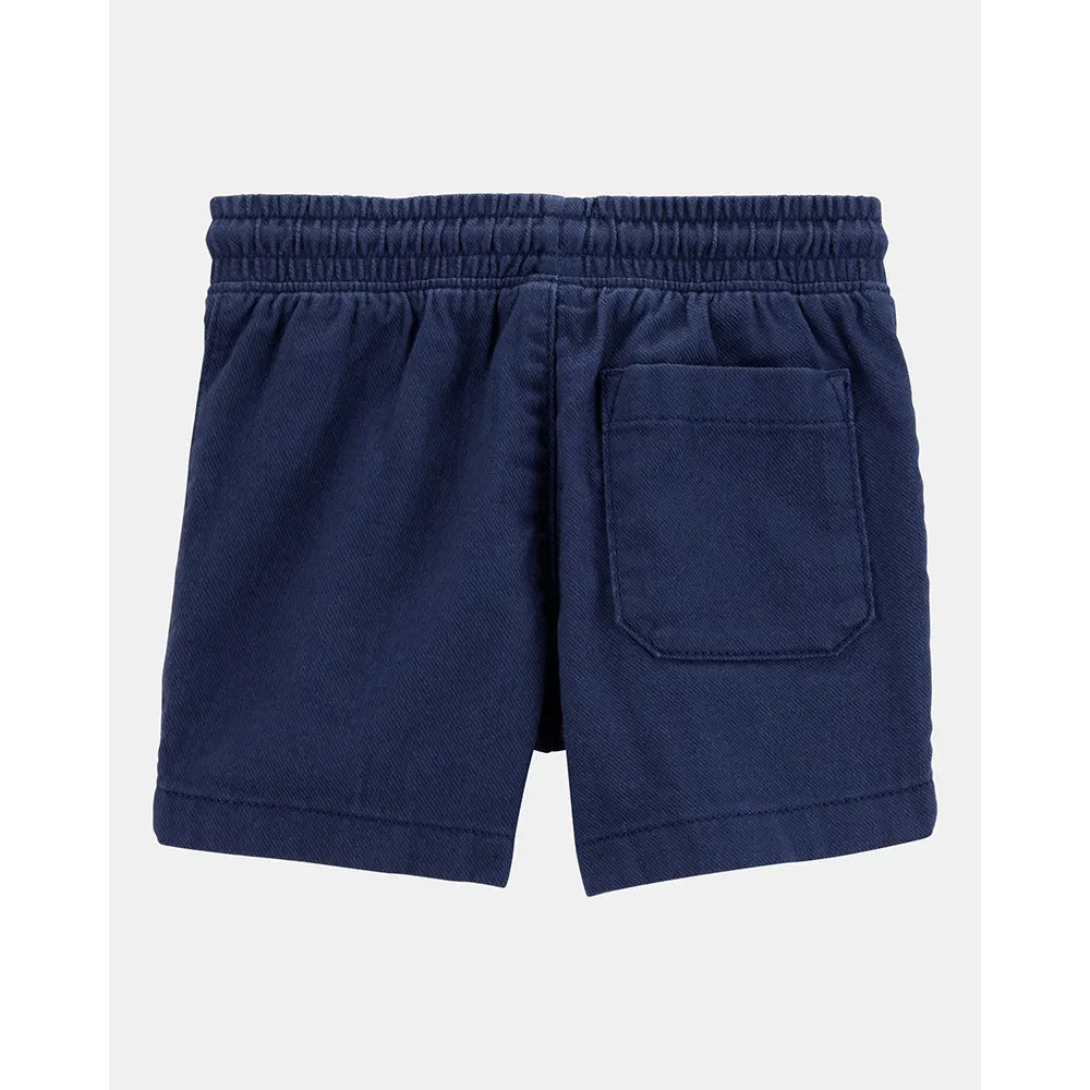 Carter's Boy's Pull-On Twill Shorts - Navy Blue
