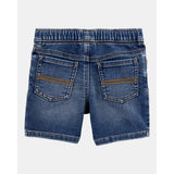 Carter's Boy's Pull-On Denim Shorts - Navy Blue
