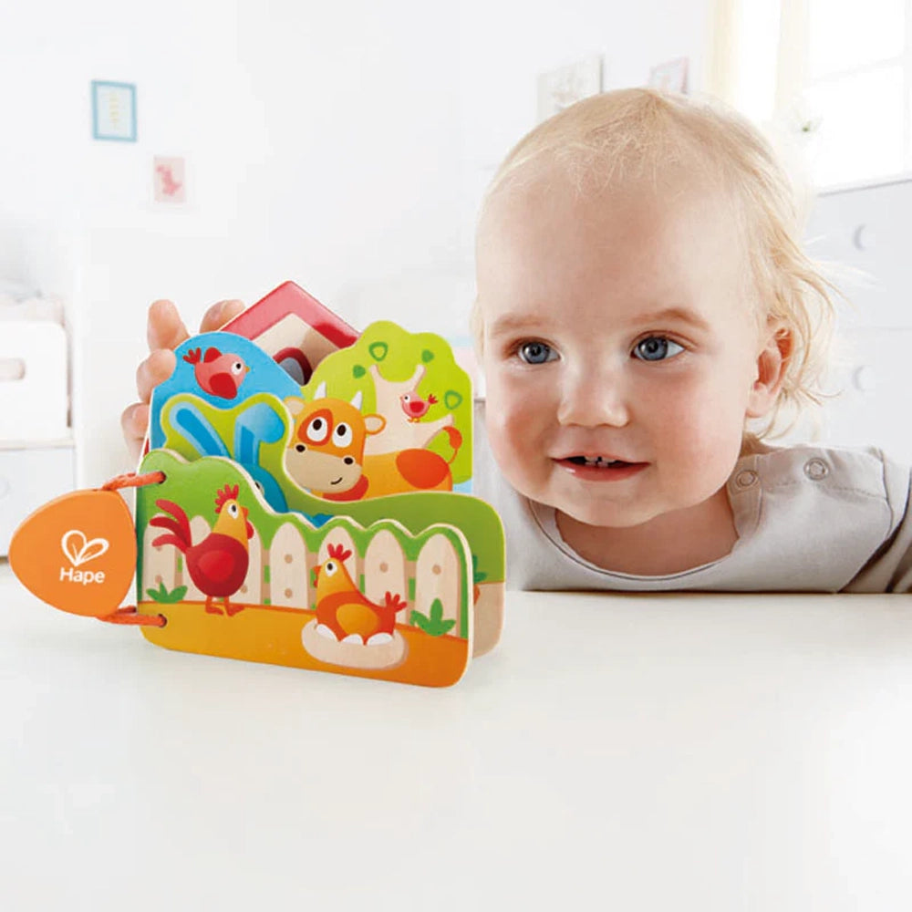 Hape Farm Animals Book 10M+
