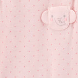 Carter's Girl's 4-Pack Long Sleeve Cotton Bodysuits