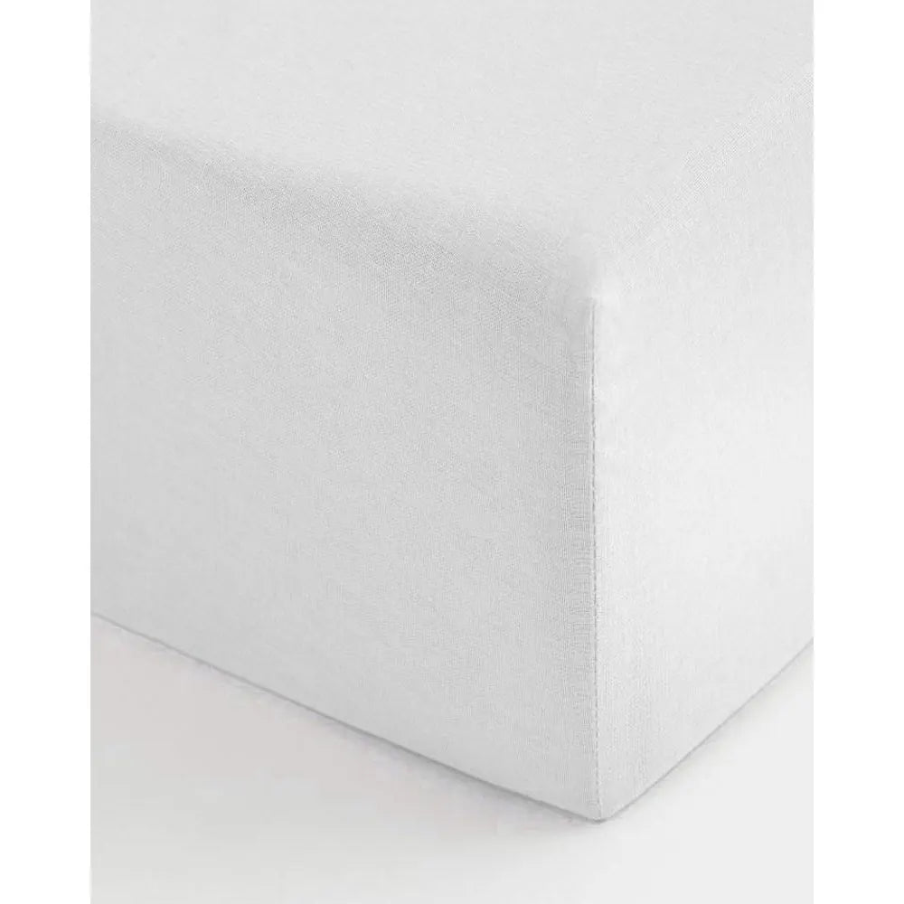 Bambidou Drap Housse Blanc 90x200 cm