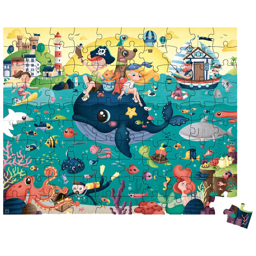 Eurekakids Submarine Puzzle 100 Pieces 5Y+